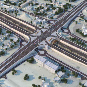 بلدية أبوظبي تنشئ جسراً جديداً في بني ياس