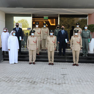 مجالس المبادرات الحكومية في شرطة دبي تكرم الدراج البلوشي وفريق الدراجات