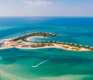 Abu Dhabi Department of Municipalities and Transport name Al Dhafra island ‘Alabaster Island’