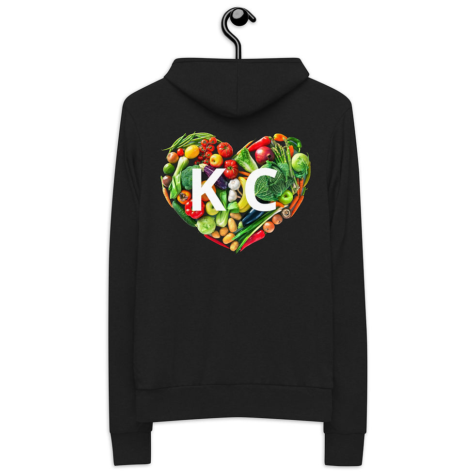 Thumbnail: I Love KC Plant Based Unisex Zip Hoodie