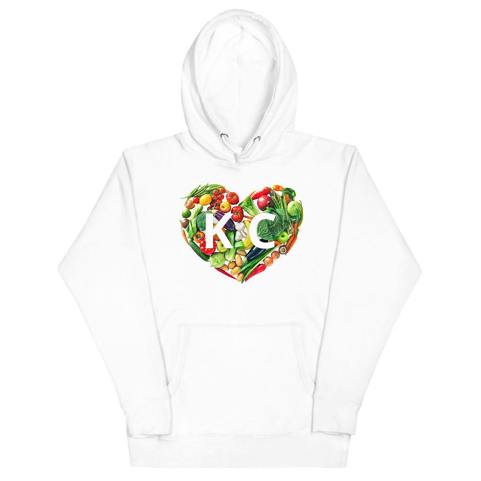 Thumbnail: Plant Based KC Vitality Lifestyle Unisex Hoodie