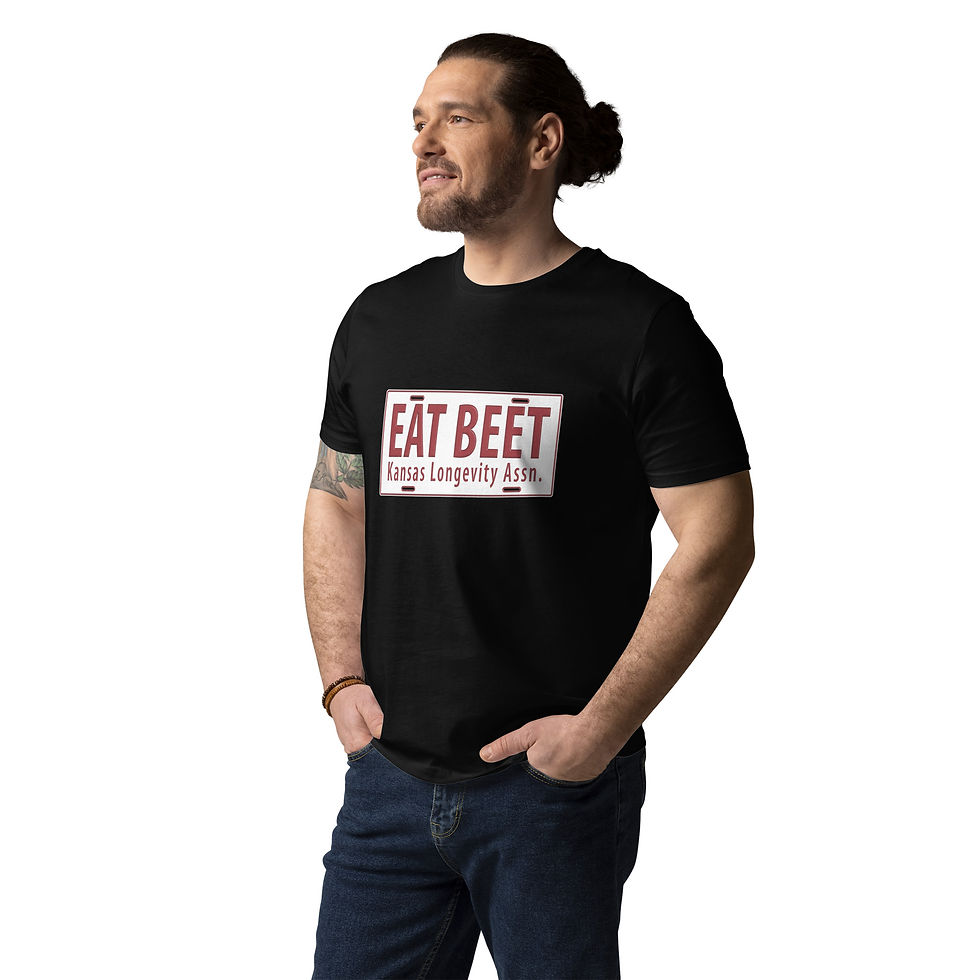 Thumbnail: Eat Beet Vitality Lifestyle Unisex organic cotton t-shirt