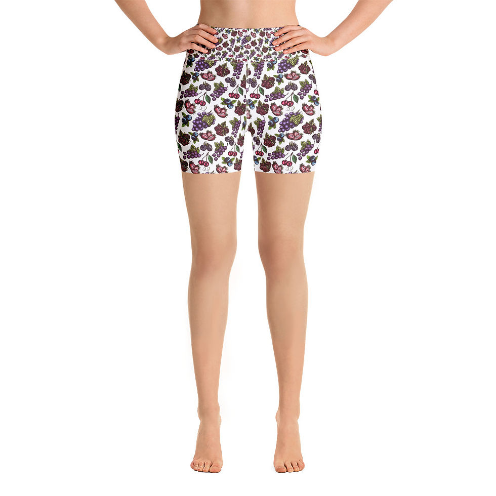 Thumbnail: Berry Blend Vitality Lifestyle Yoga Shorts