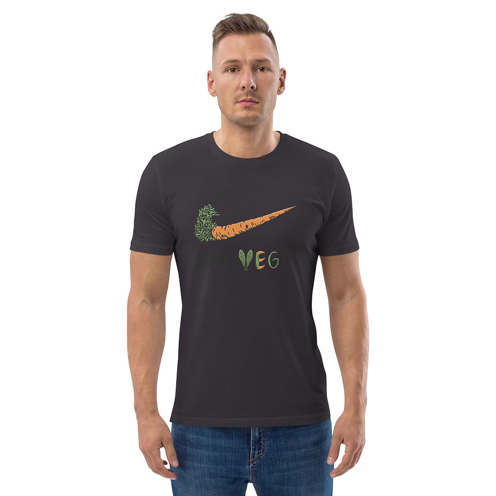 Thumbnail: Just Veg it Vitality Lifestyle Unisex organic cotton t-shirt