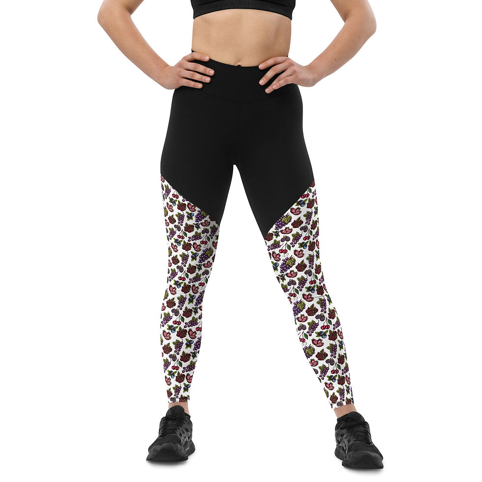 Thumbnail: Berry Blend Vitality Lifestyle Sports Leggings