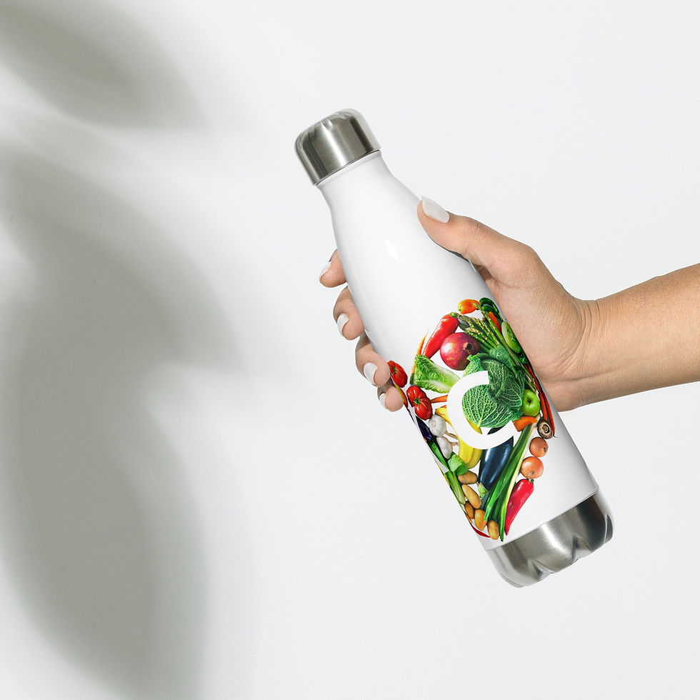 Thumbnail: Plant Based KC Vitality Lifestyle Stainless Water Bottle