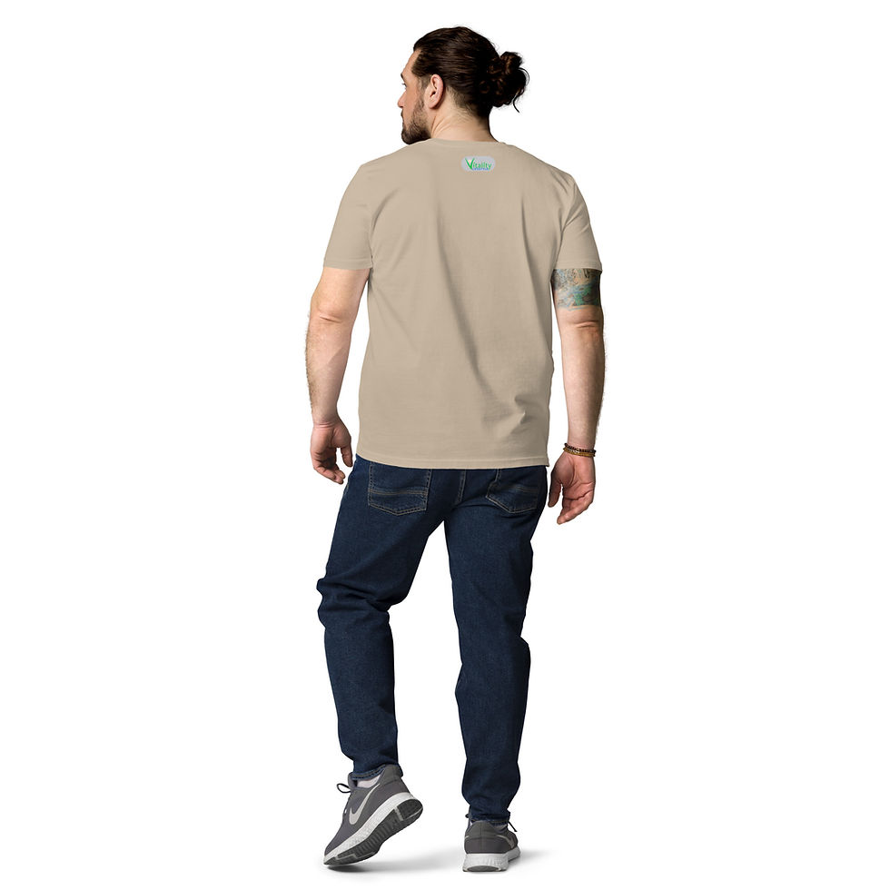 Thumbnail: Eat Beet Vitality Lifestyle Unisex organic cotton t-shirt