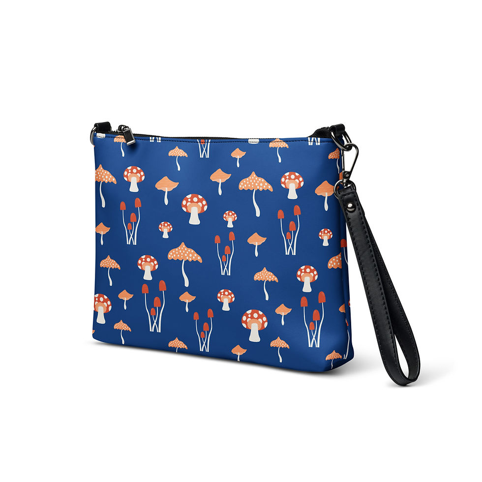 Thumbnail: Fungus Among Us Royals Blue Vitality Lifestyle Crossbody Bag