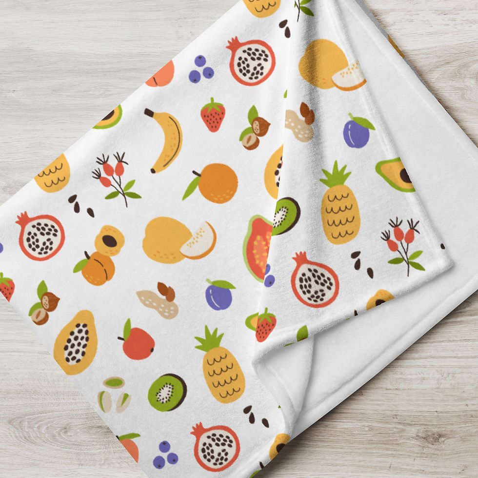 Thumbnail: Fruit Salad Vitality Lifestyle Blanket