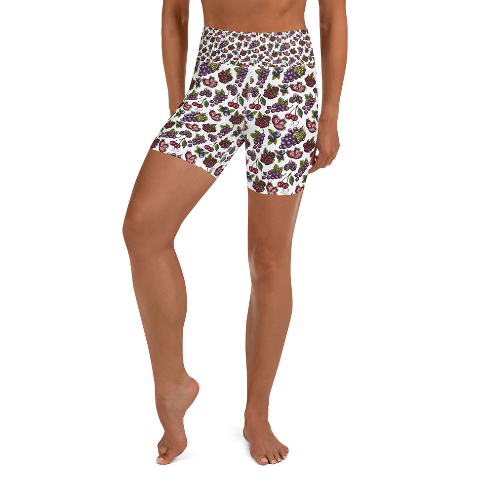 Thumbnail: Berry Blend Vitality Lifestyle Yoga Shorts