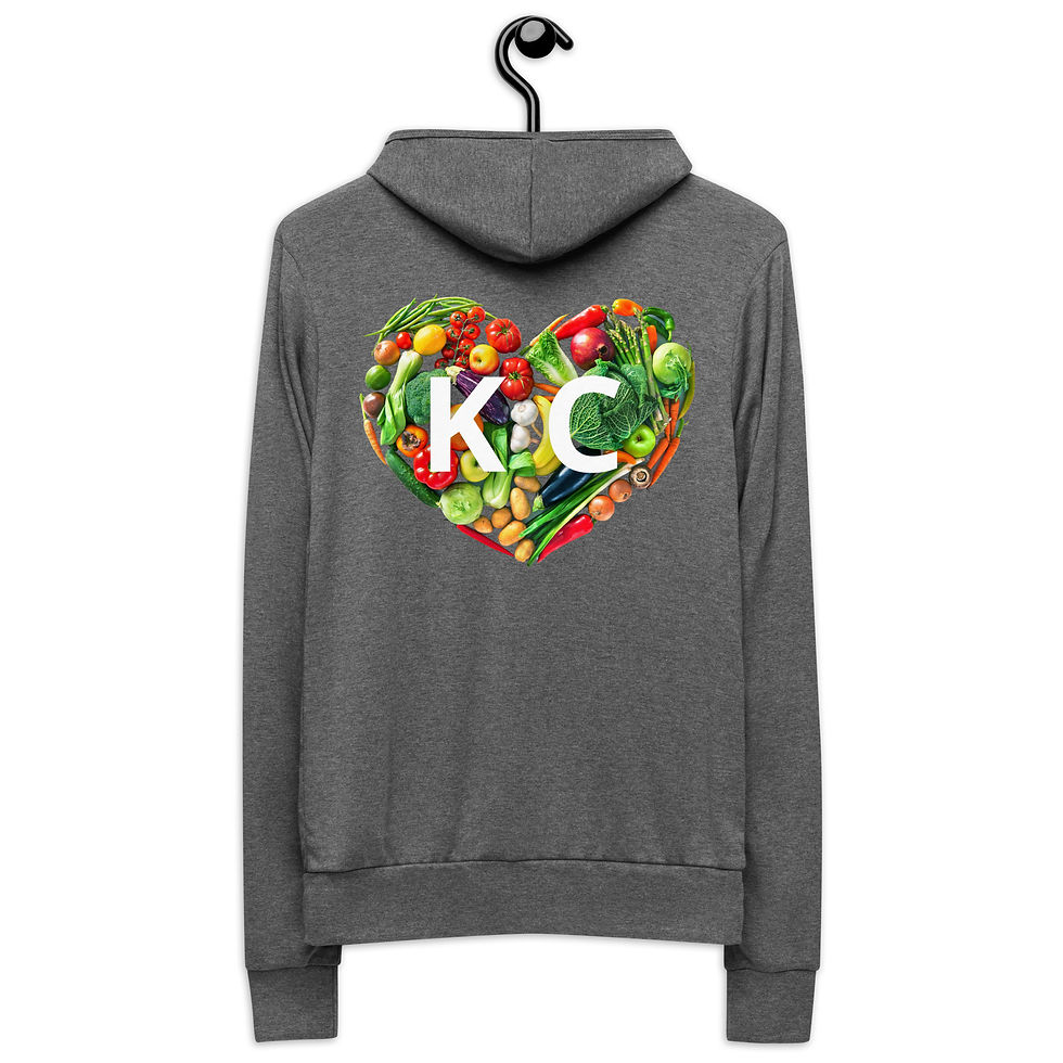 Thumbnail: I Love KC Plant Based Unisex Zip Hoodie