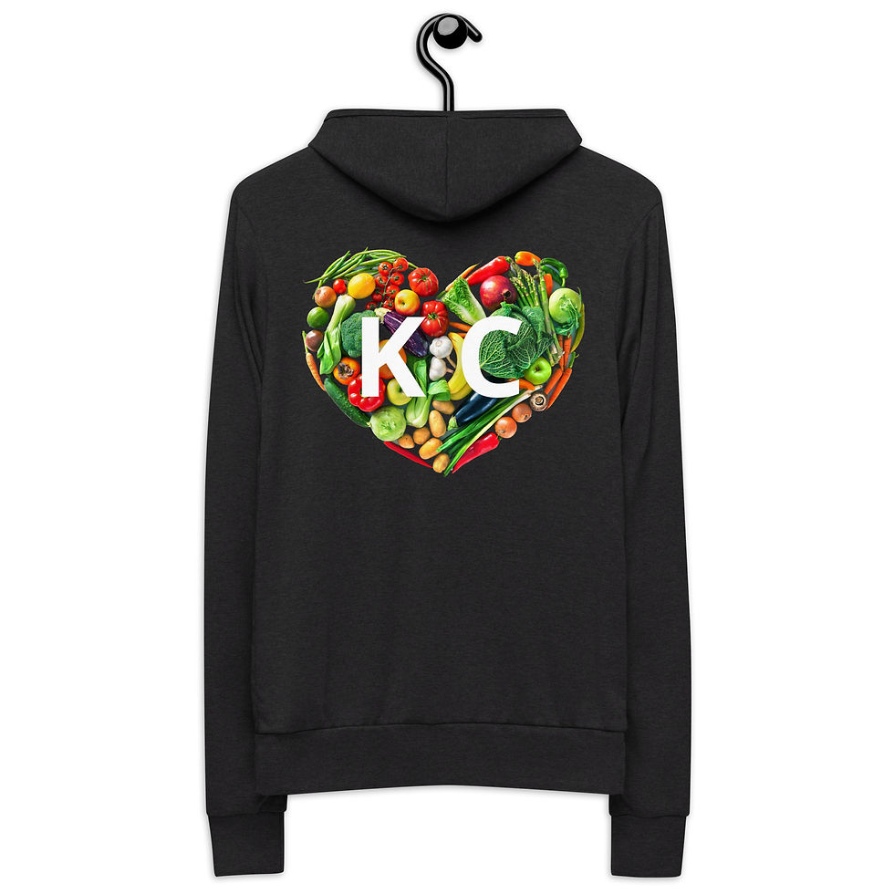 Thumbnail: I Love KC Plant Based Unisex Zip Hoodie
