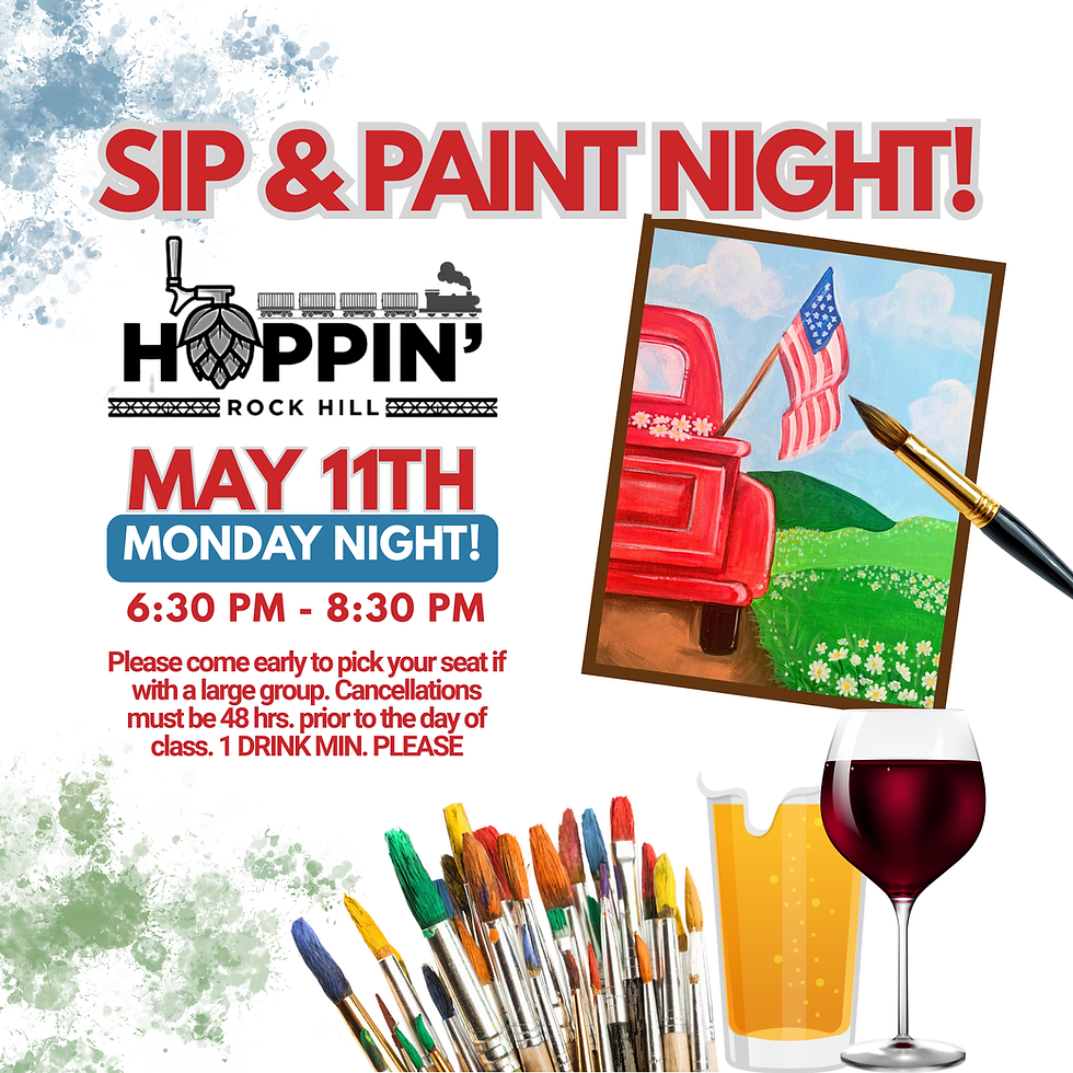 Sip & Paint at HOPPIN'