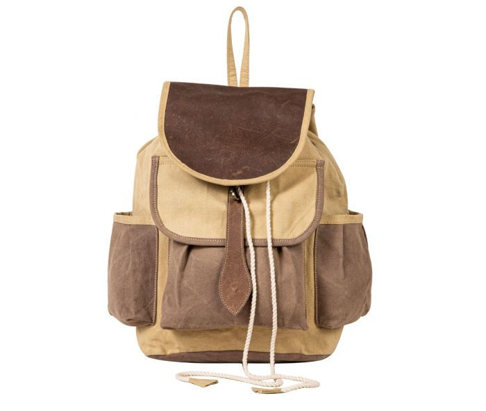 Chestnut Journey Canvas Backpack Bag