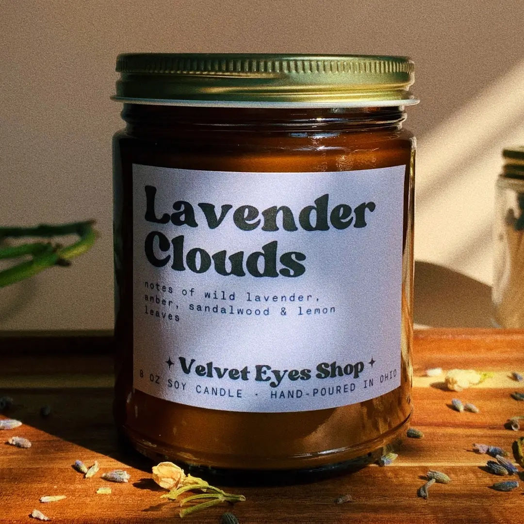 Lavender Clouds Soy Candle