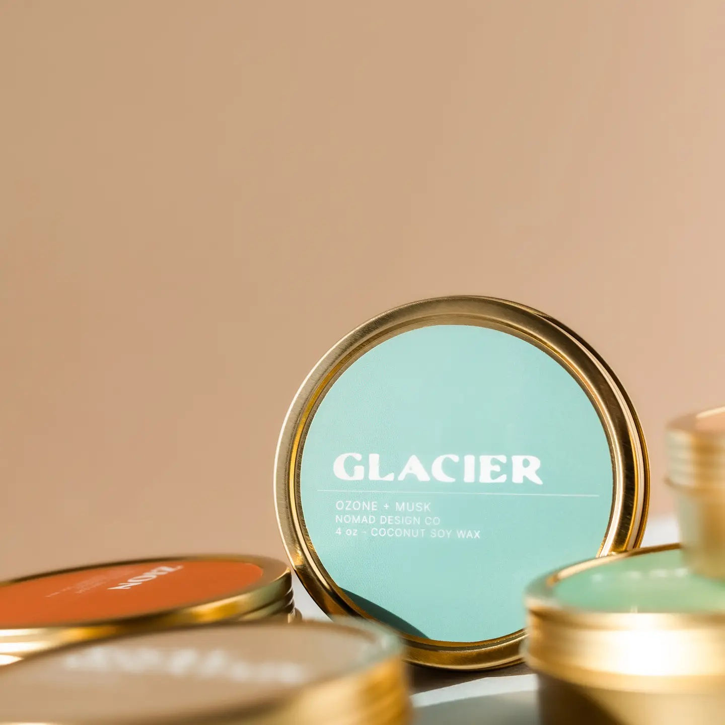 Glacier National Park Travel Tin Candle