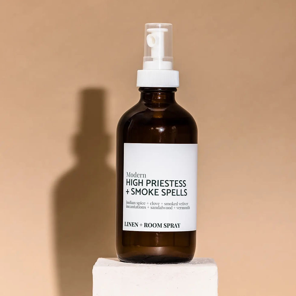 Linen + Room Spray: High Priestess & Smoke Spells