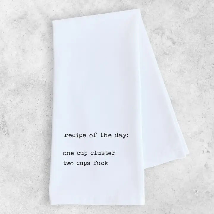 Tea Towel - Recipe of the Day