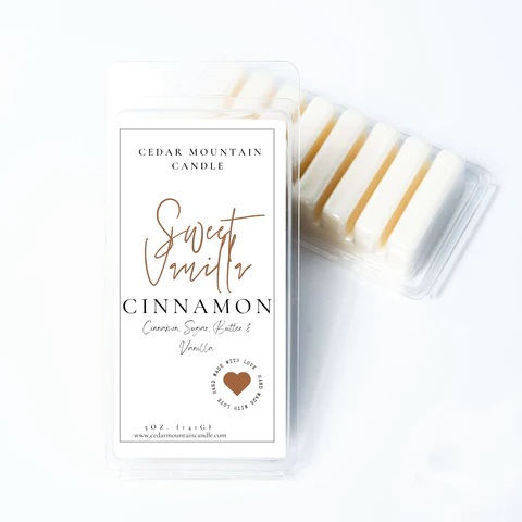 Sweet Vanilla Cinnamon Wax Melts