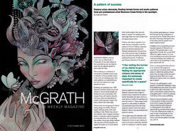 McGrath Magazine cover and article