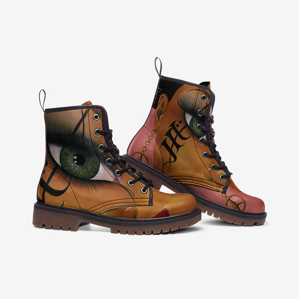 Thumbnail: Arty Vegan boot "Beauty and the beast" 1.0