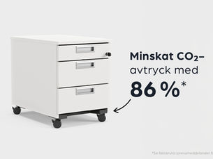 Kinnarps bytte material och minskade utsläpp med 86 %*