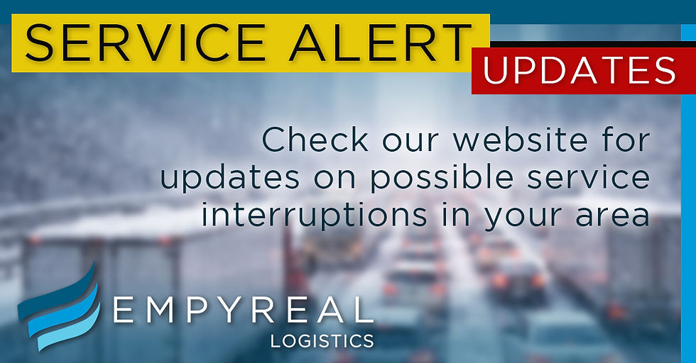 Service Alert - UPDATES