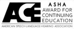 Angie Wuelling, SLP, won ASHA's ACE Award, demonstrating her commitment to ongoing education and professional development.