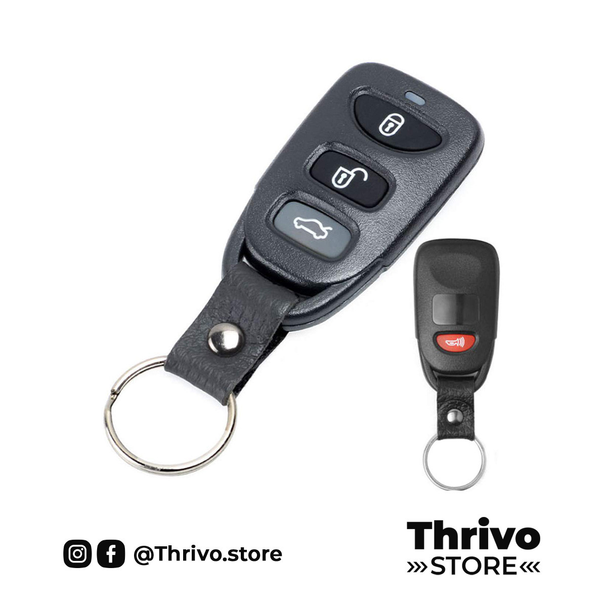 Carcasa de repuesto para control de llave Hyundai y Kia