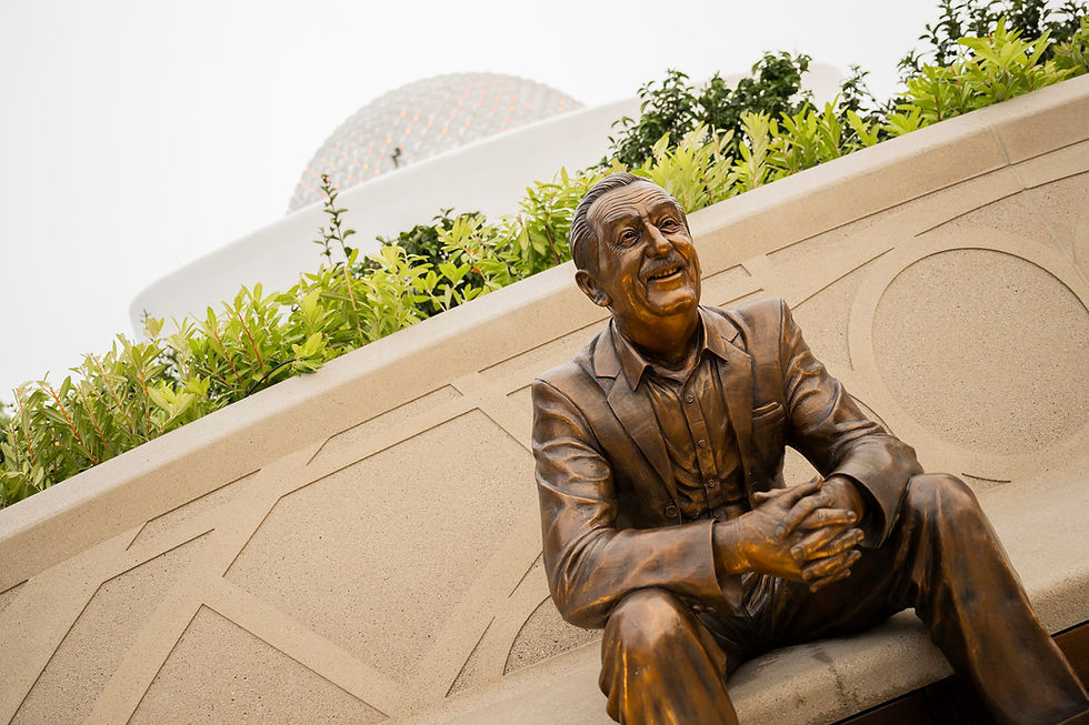 Walt the Dreamer Statue and World Celebration Gardens now open at EPCOT
