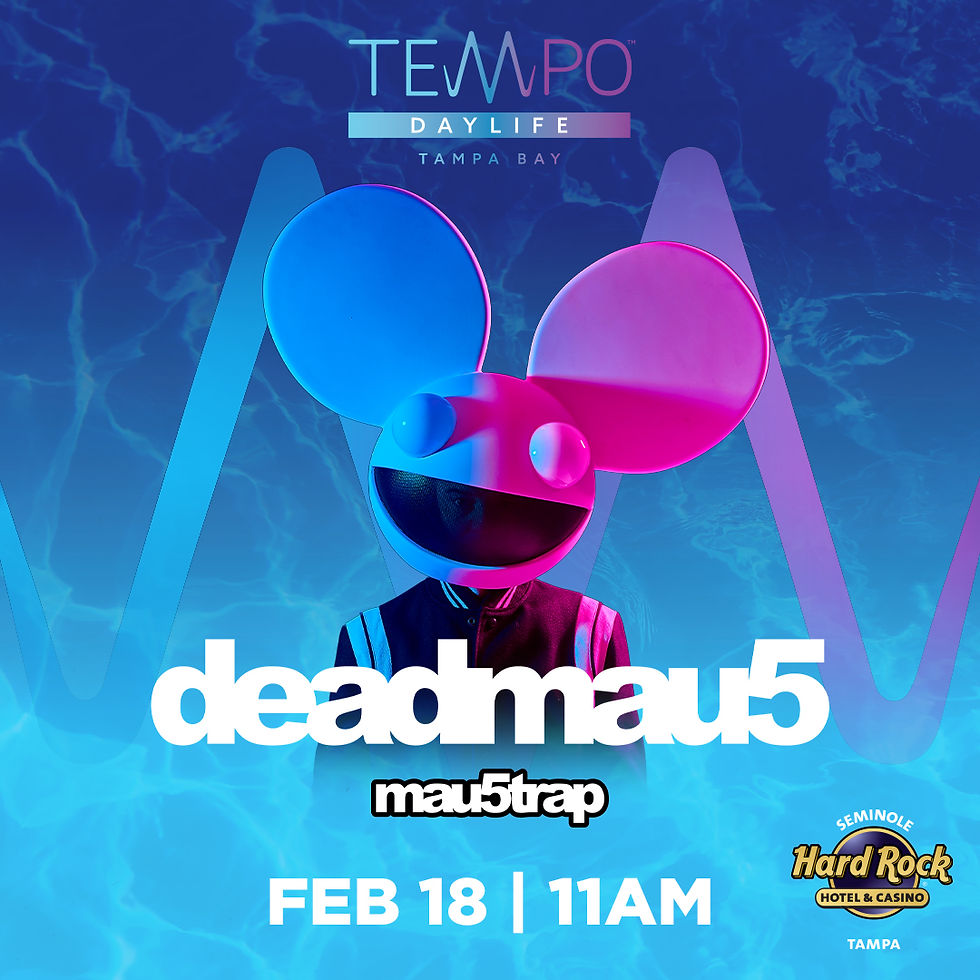 Seminole Hard Rock Hotel & Casino Tampa hosting Pool Party featuring deadmau5