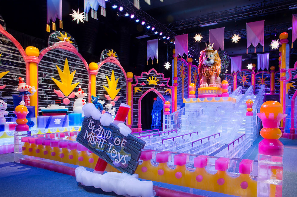 Rudolph the Red-Nosed Reindeer debuts in ICE! Holiday Attraction at Gaylord Palms Nov. 14, 2025 - Jan. 7, 2026