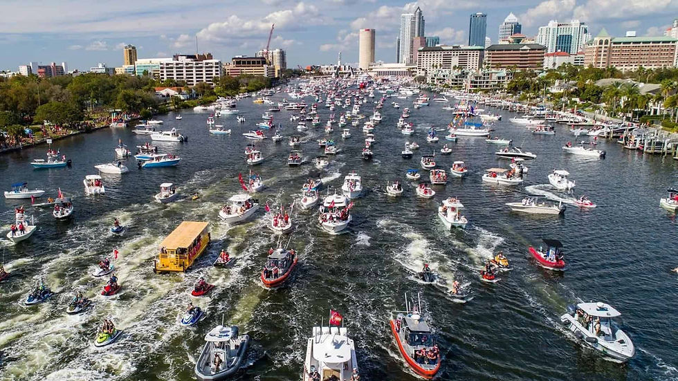 Tampa Friends of the Riverwalk Patriotic Boat Parade