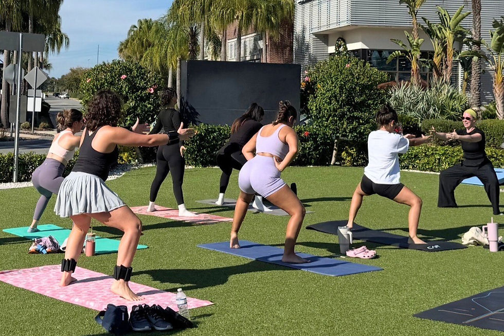 Sunset Walk invites everyone to the Thrive & Vibe Fitness Flight & Wellness Fest on May 16