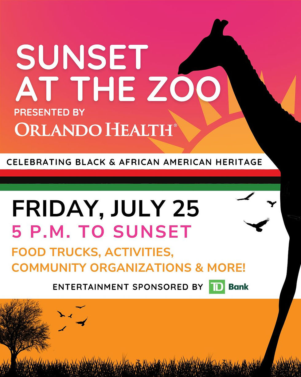 Sunset At The Zoo - Black & African American Culture and Heritage