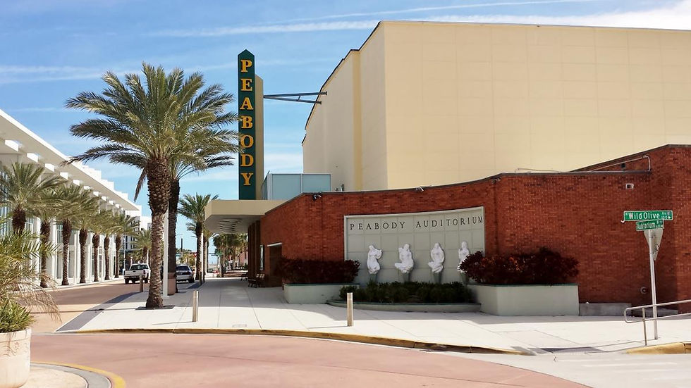 The Peabody Auditorium is a 2,529-seat theatre located in historic beachside Daytona Beach