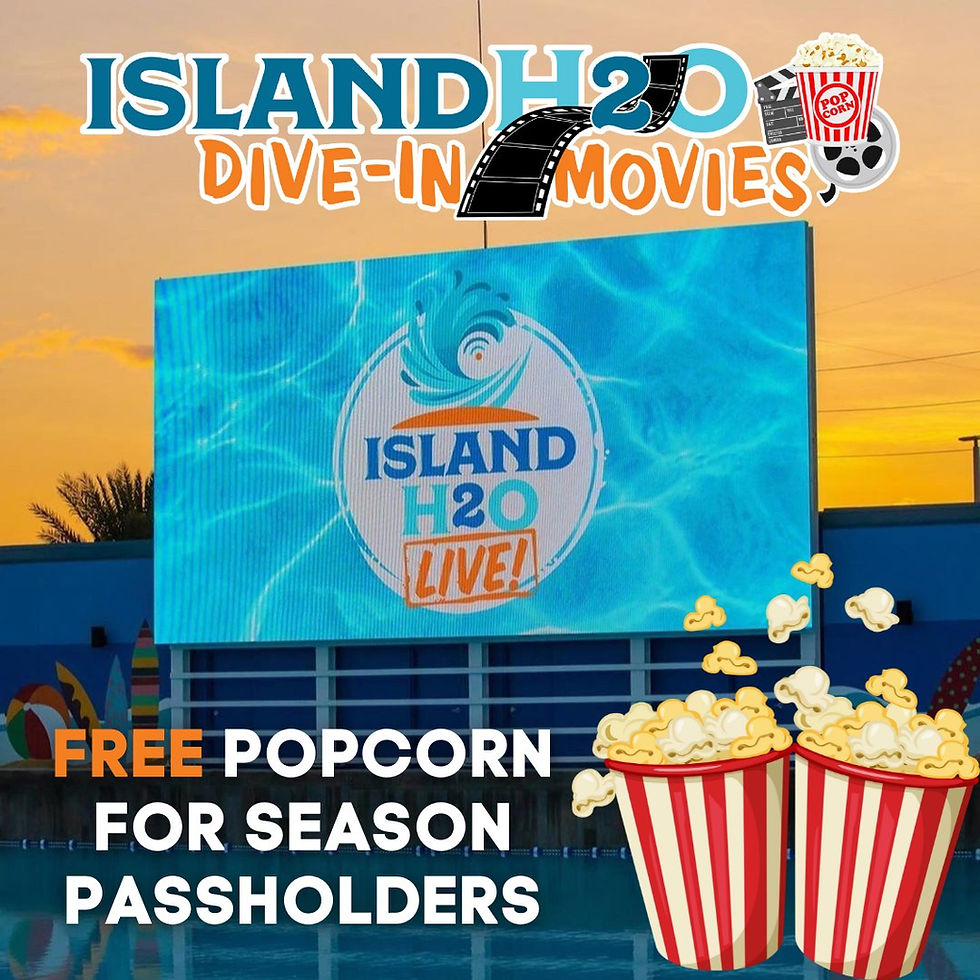 Island H20 Water Park Island H2O Dive-In Movie Nights