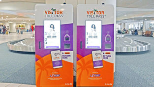 Visitor Toll Pass Kiosks are now open in Terminals A, B, & C at Orlando International Airport