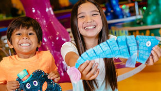 Brace yourself for FIN-tastic crafts during Shark Week at Crayola Experience Orlando