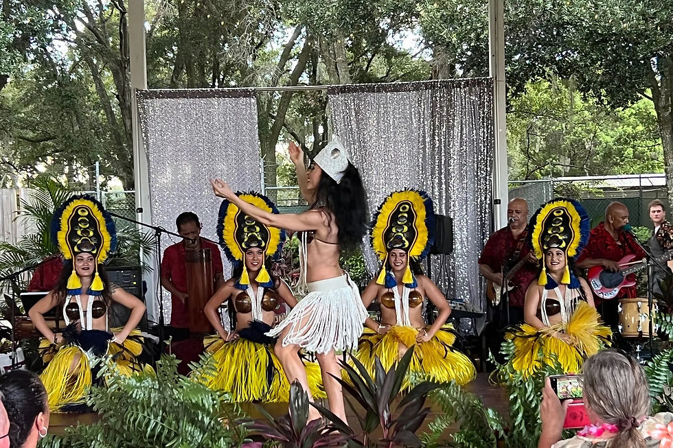 Experience an evening under the stars this summer at a Hawaiian Luau Dinner Show at Horsepower Ranch