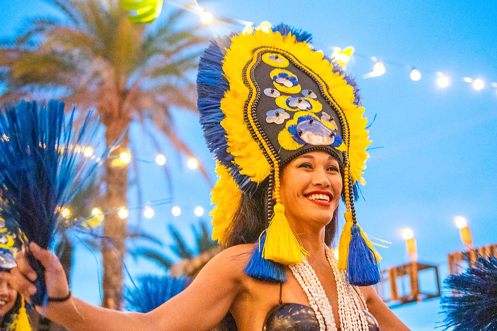 Experience an evening under the stars this summer at a Hawaiian Luau Dinner Show at Horsepower Ranch