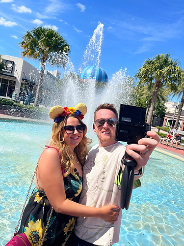 Emma and Shane at Disney Springs