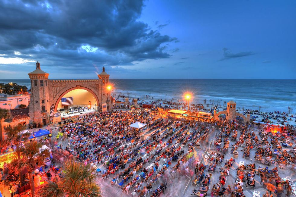 The summer concert series continues at the historic Daytona Beach Bandshell