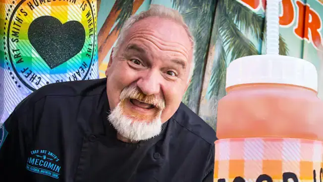 Chef Art Smith’s Homecomin’ Pride-Themed Jumbo Squeeze Bottles