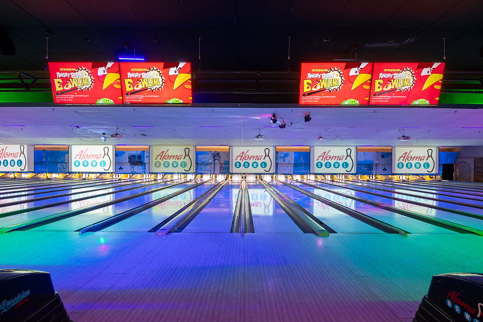 Airport Lanes, Boardwalk Bowl, and Aloma Bowl