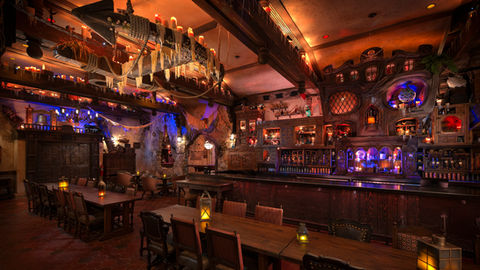 Check Out Inside the New Pirates of the Caribbean Bar, The Beak and Barrel at Magic Kingdom