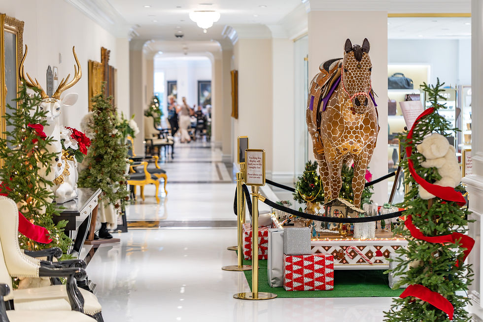 See a life-size horse, made entirely of gingerbread during Winter Wonderland at The World Equestrian Center in Ocala
