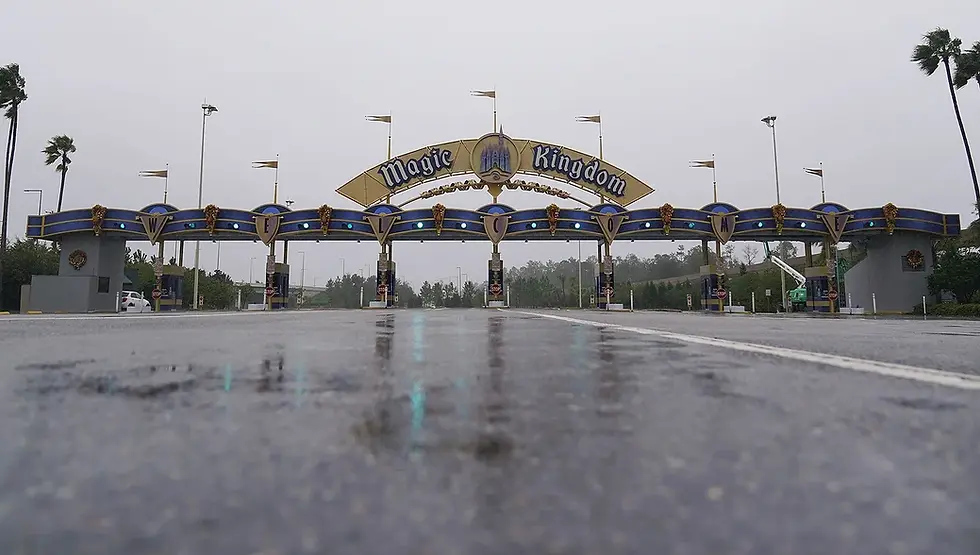 A Wet Day At Magic Kingdom Walt Disney World