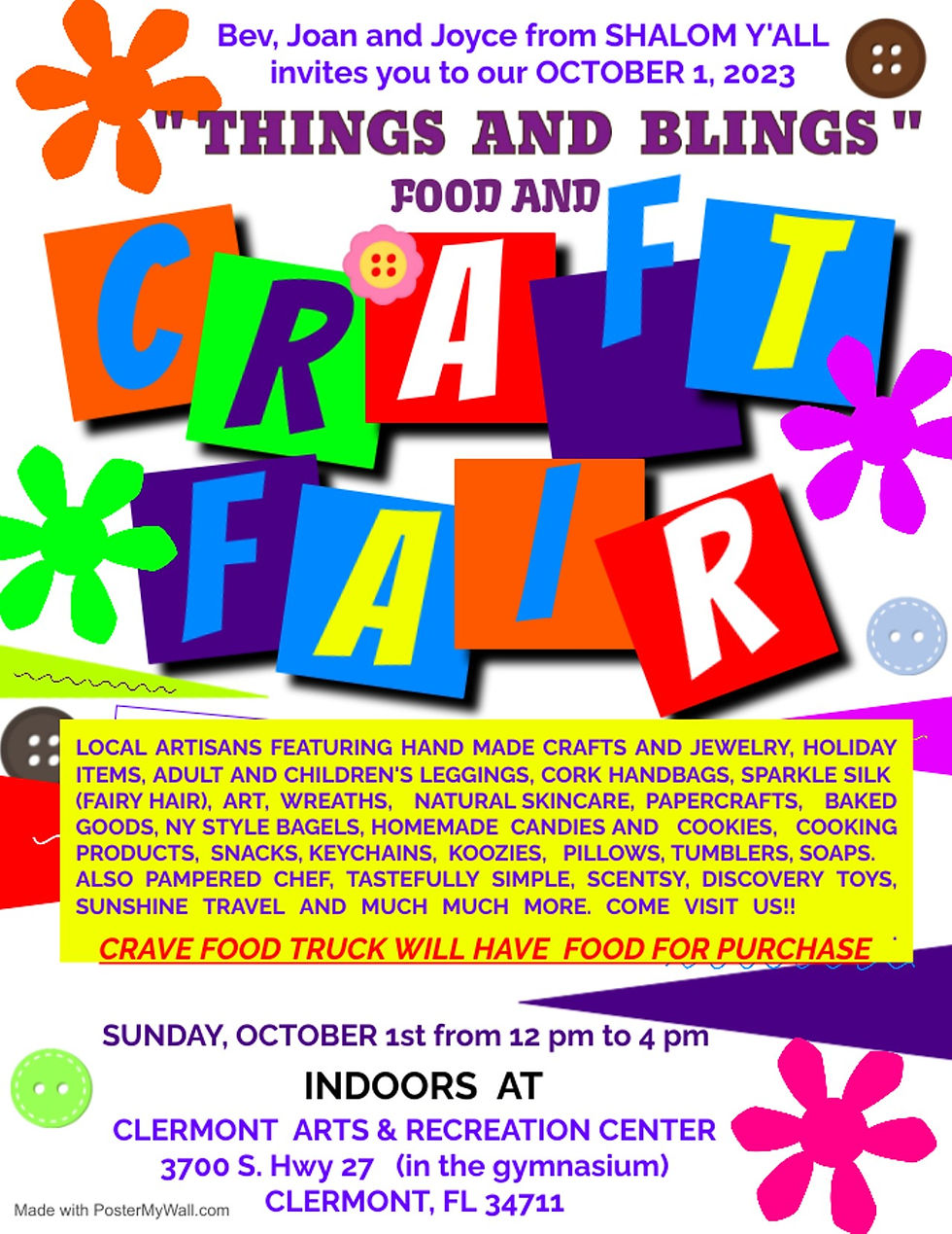 Things and Blings Craft Fair Clermont