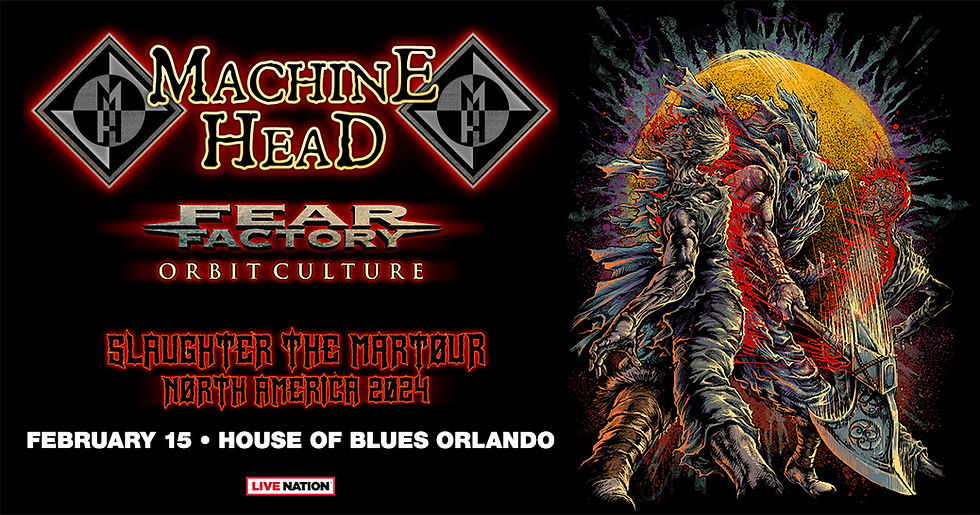 Machine Head plot 2024 tour with Fear Factory including stop in Orlando